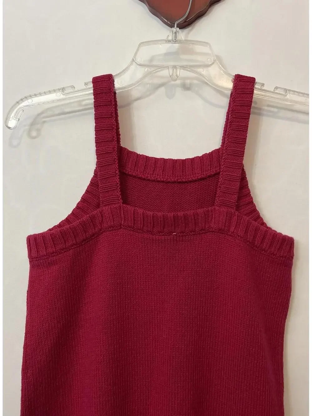 Gymboree Girls Size 10 Pink Polka-Dot Knee Length Knit Sweater Dress! A6687